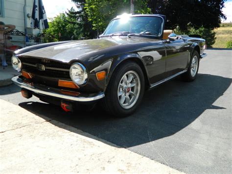 1971 TRIUMPH TR6 A 54K MILE ROADSTER ORIGINAL PAINT NEW TOP REBUILT