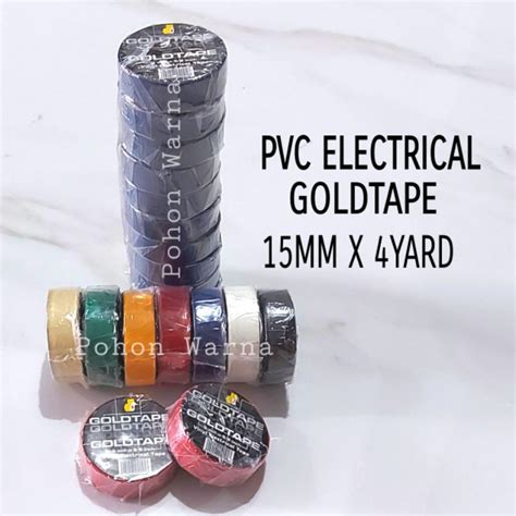 Jual Isolasi Listrik Goldtape Isolasi Listrik Pvc 15mm Shopee