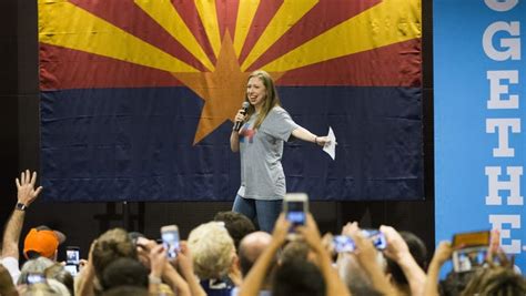 Chelsea Clinton Stumps For Hillary Clinton In Tempe