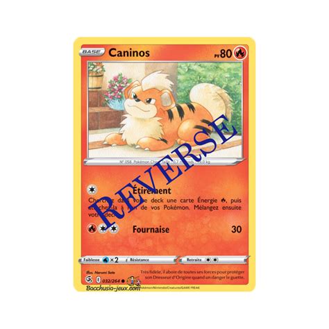 Carte Pokémon EB08 032 264 Caninos Reverse