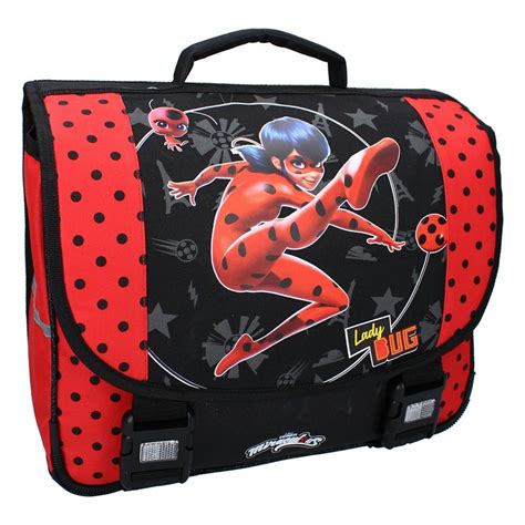 Cartable Ladybug Miraculous Super Heroez 38 CM Haut De Gamme