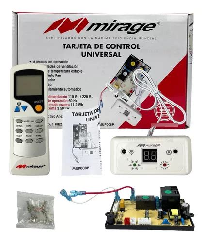 Tarjeta Universal Mirage Para Minisplit 110 Y 220v Con Pg