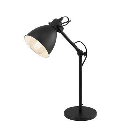 Priddy Industrial Adjustable Desk Lamp Black - 49469