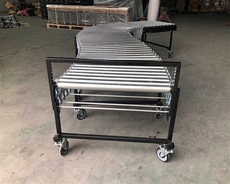 Mild Steel FLEXIBLE ROLLER CONVEYOR Capacity 50 100 Kg Per Feet At Rs