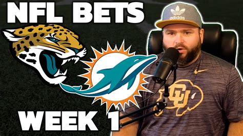 Jaguars Vs Dolphins Week 1 Bets Nfl Picks With Kyle Kirms Youtube