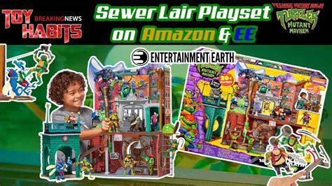 TMNT Mutant Mayhem Playmates Sewer Lair Playset on Amazon & EE - Toy Habits