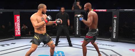 Jon Jones Vs Ciryl Gane Streamed Video Of Ea Ufc 4 Gamer Shows How Jon Jones Vs Ciryl Gane Can