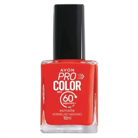 Esmalte Avon Pro Color Vermelho M Ximo Ml Lojaparaisodarepublica