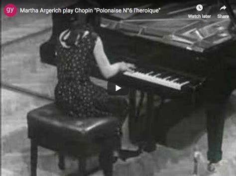 Chopin Piano Concerto No 1 Martha Argerich