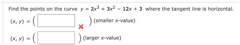 Solved Find The Points On The Curve Y2x33x2−12x3 Where