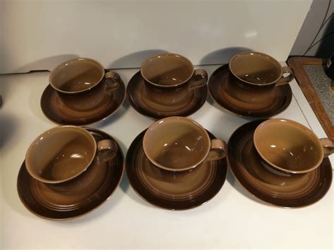 Höganäs Grand sex st kaffekoppar med fat Köp på Tradera