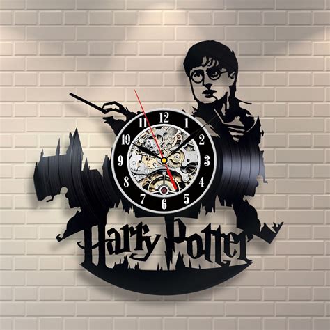 Harry Potter Vinyle Mur Record Horloge Accessoires De Maison Par