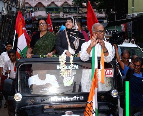 Congress Candidate Of North Kolkata Lok Sabha Pradip Bhattacharya At A