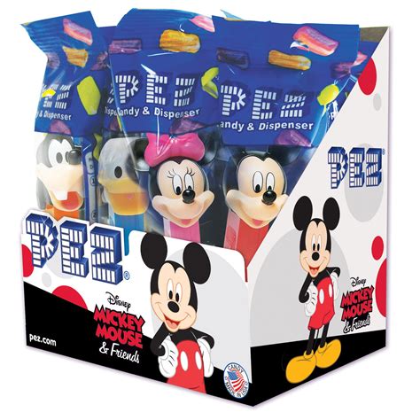 Pez Candy Disney Mickey And Friends Assortment Box Of 12