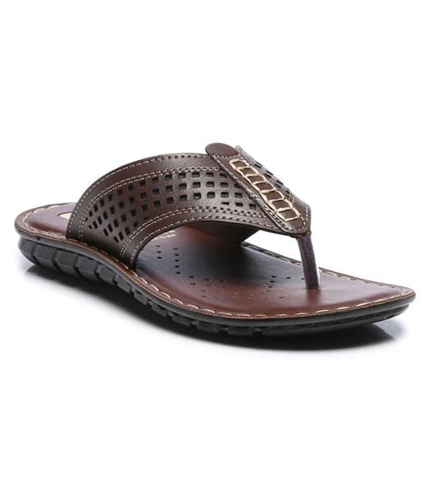 Action Brown Synthetic Leather Sandals Buy Action Brown Synthetic