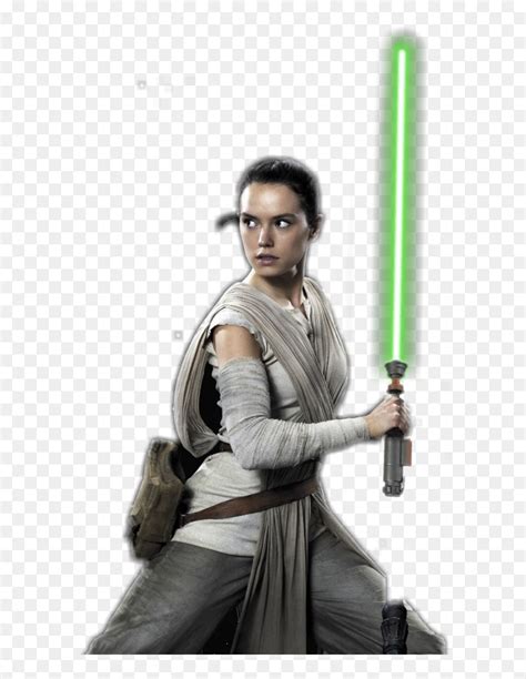 Green Lightsaber Png - Daisy Ridley Star Wars Png, Transparent Png - vhv