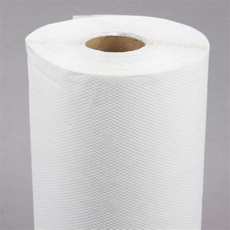 40 X 300 17 White Embossed Paper Roll Table Cover