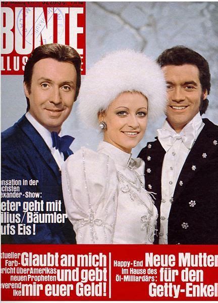 1971 Peter Alexander Marika Kilius und Hans Jürgen Bäumler Happy