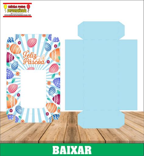 Porta Barra De Chocolate Pascoa Para Imprimir - Caixa Barra de Chocolate Recheada de Pascoa Para Imprimir Grátis