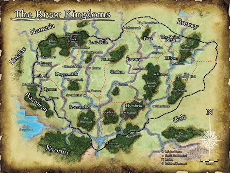 Pathfinder River Kingdoms Map