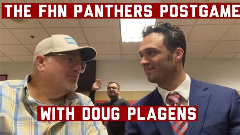 The Fhn Panthers Postgame Show With Doug Plagens Florida 4 New York