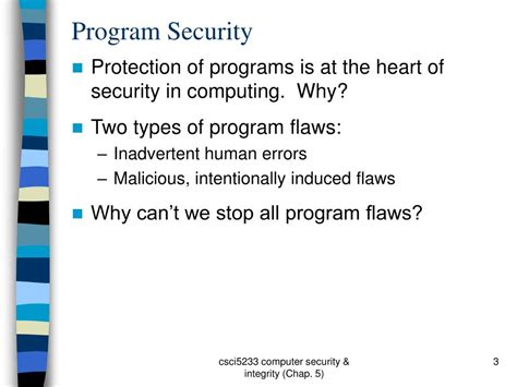 Ppt Chapter 5 P Rogram Security Powerpoint Presentation Free