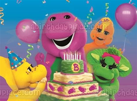 Barney Baby Bop Cake