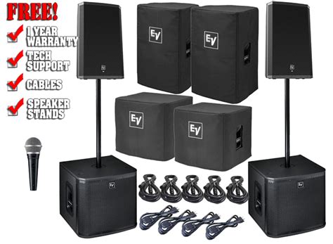 Electro Voice Zlx P Powered Speaker Subwoofer Duo Package Dj