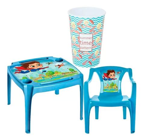 Juego de mesa y silla para niños Arqplast Mesa Infantil C 1 Poltrona