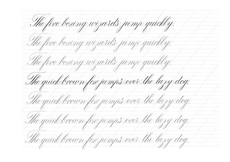 Copperplate Calligraphy Worksheets Calligraphy Practice Sheets