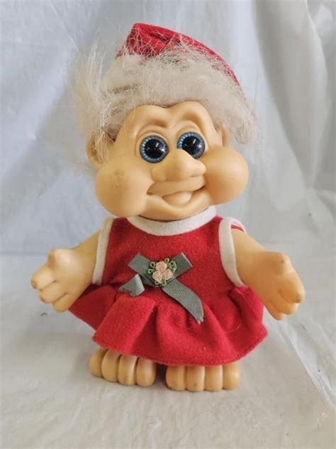 Vintage Itb Toys Mrs Claus Troll Doll Live And Online Auctions On