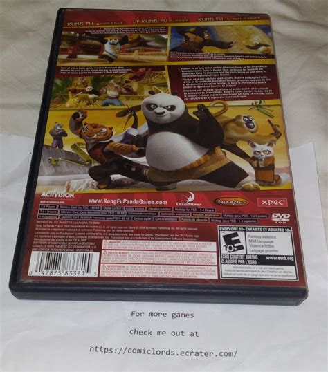 Kung Fu Panda Sony Playstation Ps Black Label