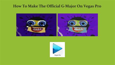 How To Make The Official G Major On Vegas Pro YouTube