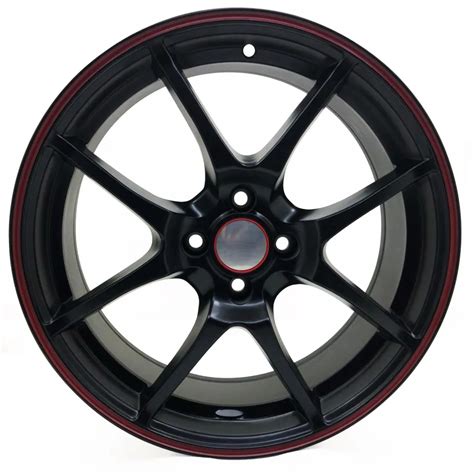 Jogo De Rodas Trackstar Aro 17 4x100 Tala 7 TSW Preto Fosco