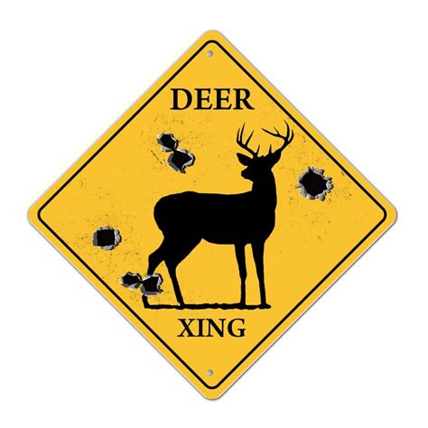 Printable Deer Crossing Sign