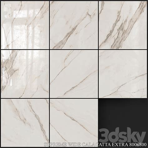 Flaviker Supreme Wide Calacatta Extra X Tile D Model