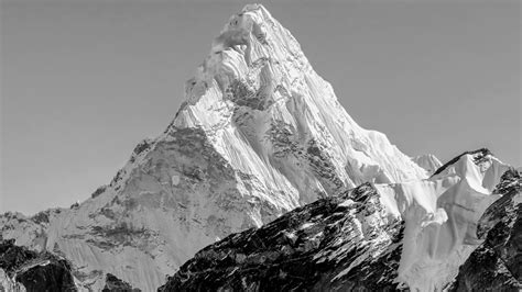 View Of The Mount Ama Dablam From Kala Patthar Slope Everest Region