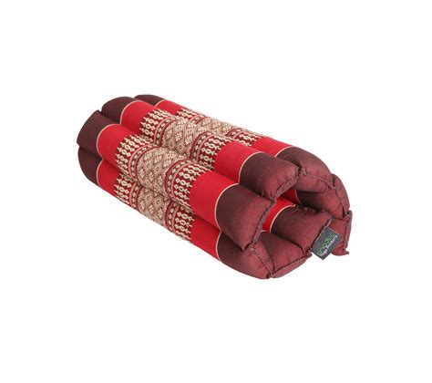 Flat Rollable Coussin De Yoga Et Méditation Plat Et Souple Rouge