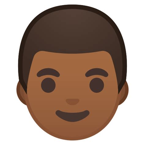 Man Medium Dark Skin Icon In Noto Emoji People Faces