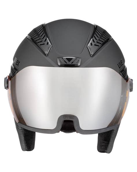 Uvex Skihelm UVEX HLMT 600 VISOR In Schwarz Kaufen Engelhorn