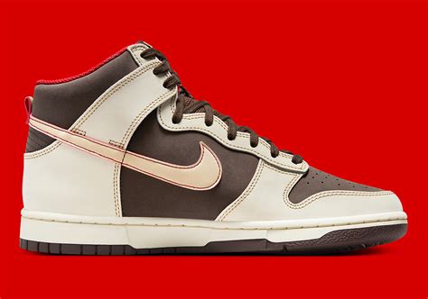 Nike Dunk High Sailbrownred Fb8892 200 Release Sneaker News