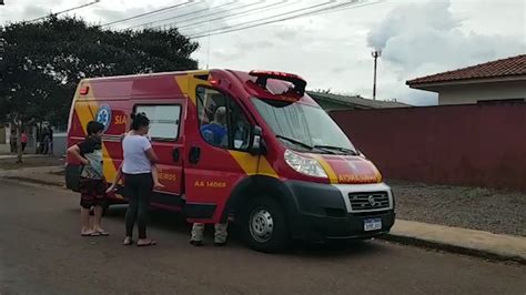 Menina de 11 anos fica ferida após cair de bicicleta no Santa