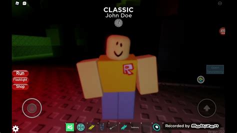 Roblox Midnight Horrors John Doe S Idle Animation Youtube