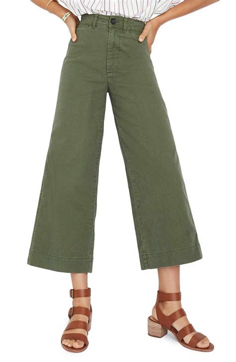 Madewell Emmett Crop Wide Leg Pants Nordstrom