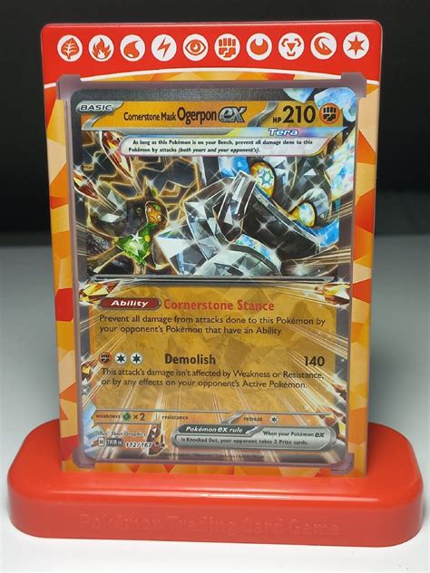 Karta Pokemon Cornerstone Mask Ogerpon Ex Twilight Masquerade