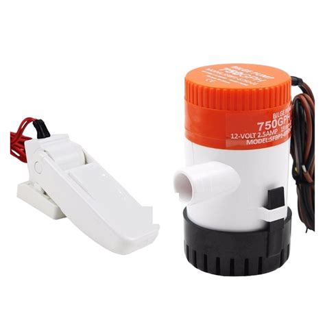 Gph Dc V Electric Mini Boat Bilge Water Pump With Float Switch