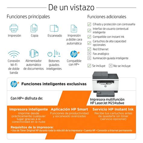 Hp Laserjet M Sdwe Multifunci N L Ser Monocromo Wifi Meses De