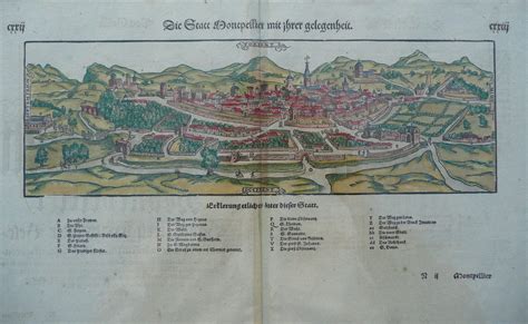 Münster Sebastian Montpellier 1598 Landkarten Ausstellung