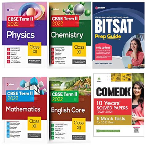 Prep Guide To Bitsat 2022 And Arihant Cbse Physics Chemistrymathmatics