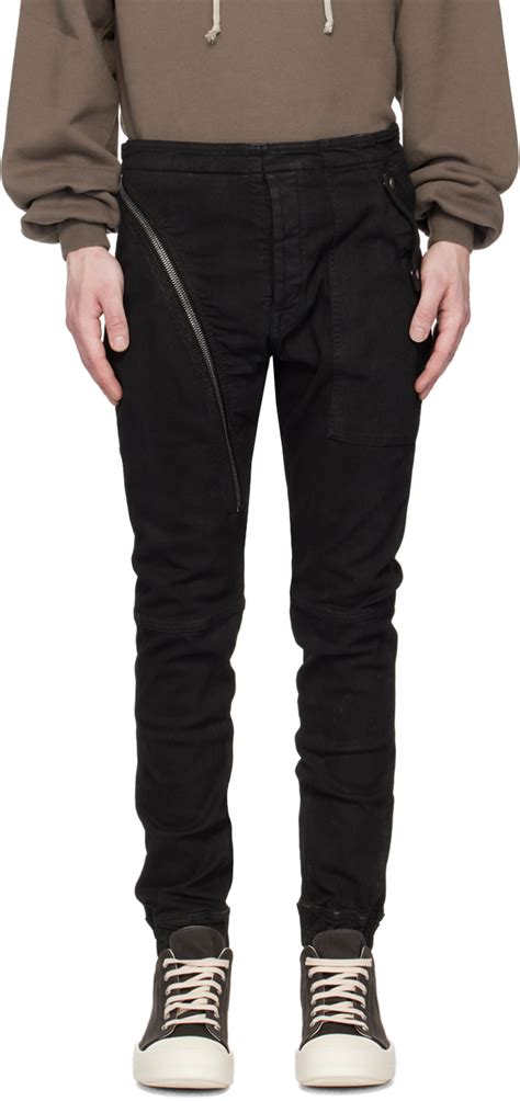 Jean Aircut Noir Rick Owens DRKSHDW En Solde